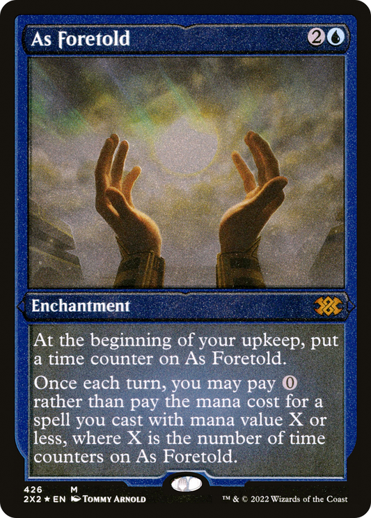 As Foretold (Foil Etched) [Double Masters 2022]