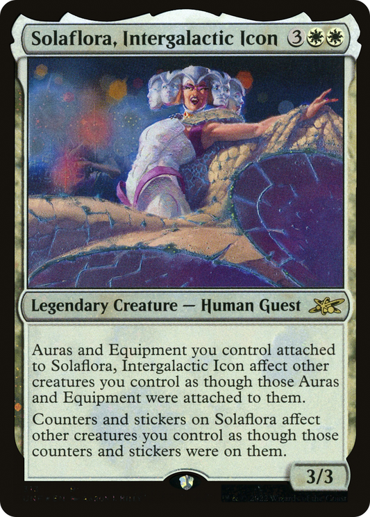 Solaflora, Intergalactic Icon (Galaxy Foil) (UNF-313) - Unfinity Foil