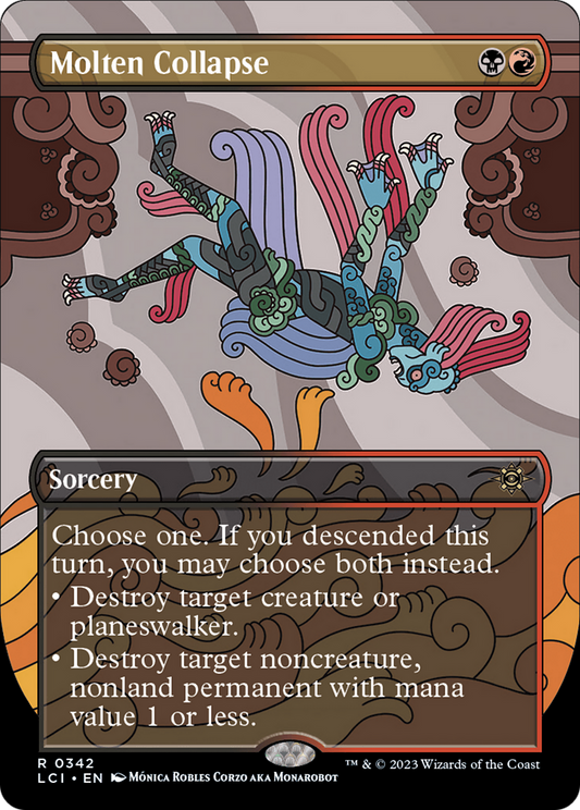 Molten Collapse (Borderless) [The Lost Caverns of Ixalan]