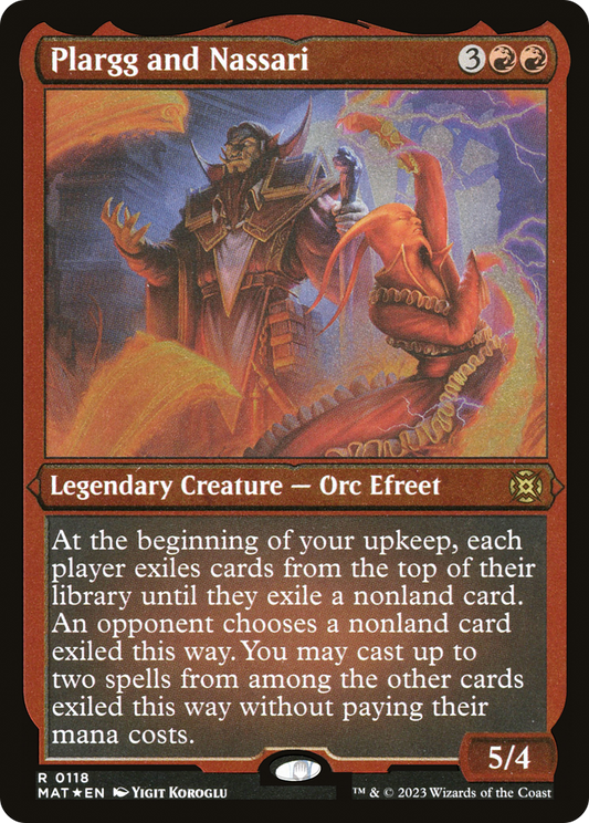 Plargg and Nassari (Foil Etched) [March of the Machine: The Aftermath]