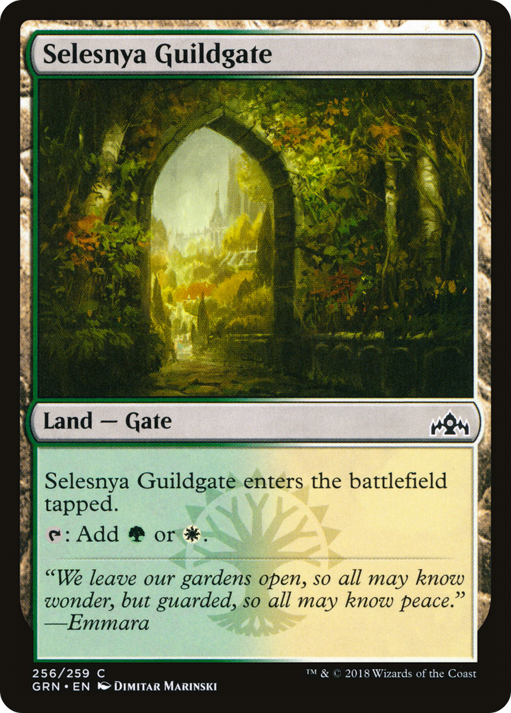 Selesnya Guildgate (256/259) [Guilds of Ravnica]