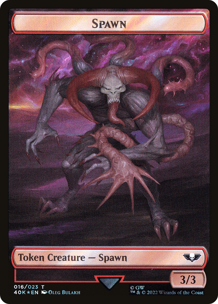 Spawn (T40K-16★) - Warhammer 40,000 Tokens Foil