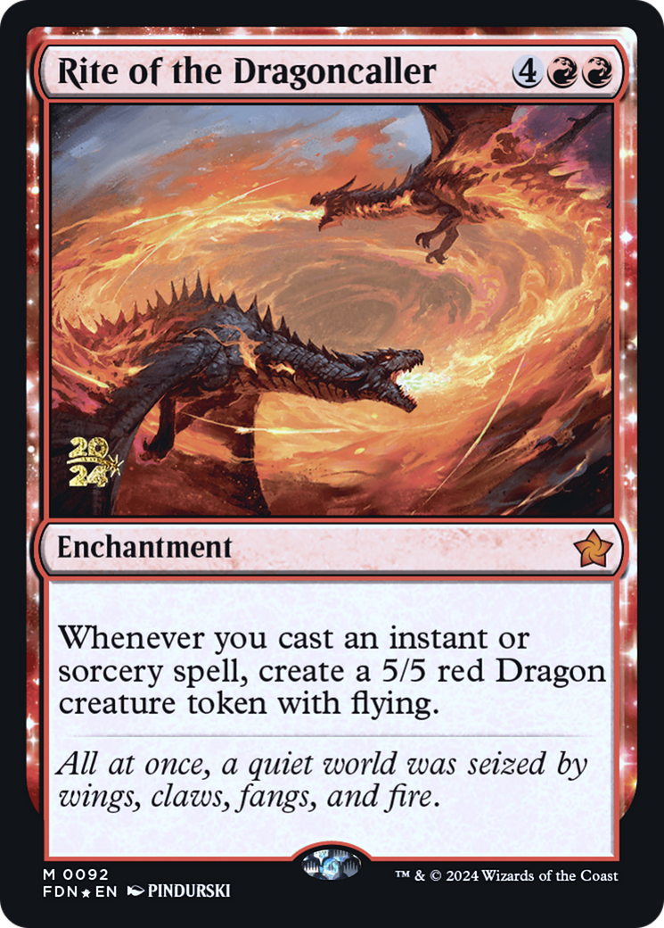 Rite of the Dragoncaller [Foundations Prerelease Promos]