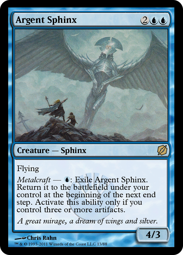 Argent Sphinx (TD2-013) - Duel Decks: Mirrodin Pure vs. New Phyrexia