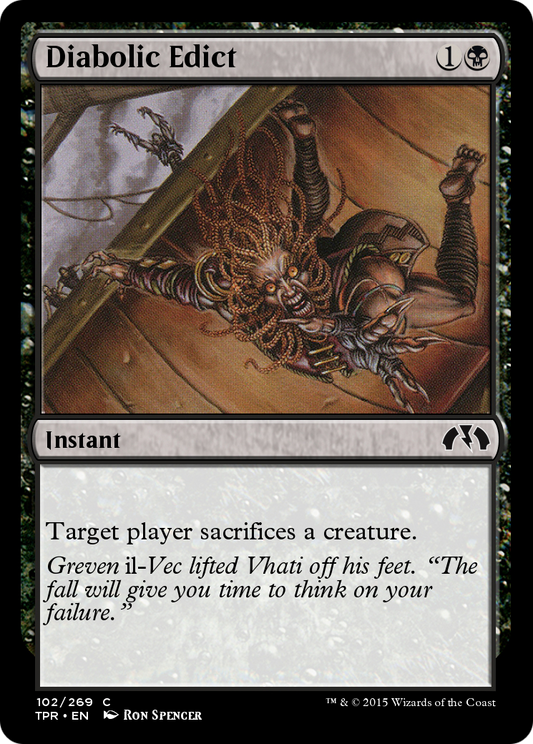 Diabolic Edict (TPR-102) - Tempest Remastered Foil