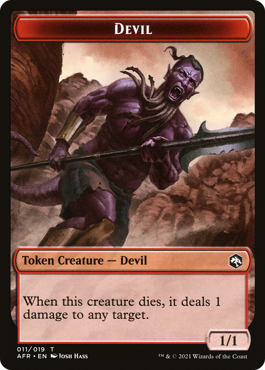 Devil (TAFR-011) - Adventures in the Forgotten Realms Tokens