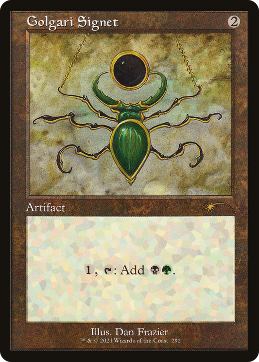 Golgari Signet (SLD-292) - Secret Lair Drop Etched Foil