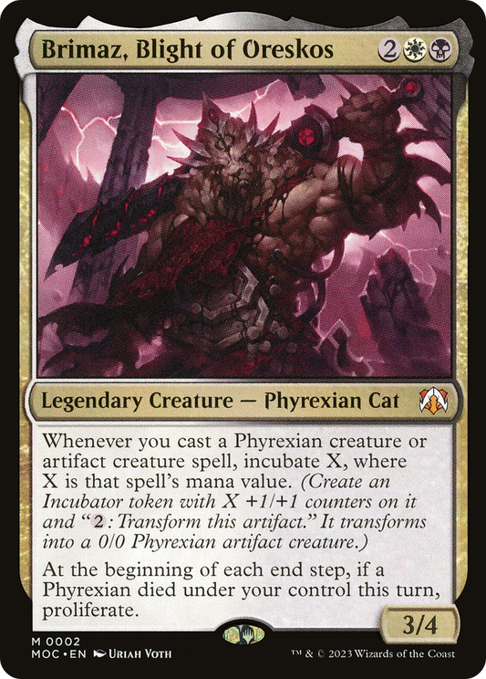 Brimaz, Blight of Oreskos [March of the Machine Commander]