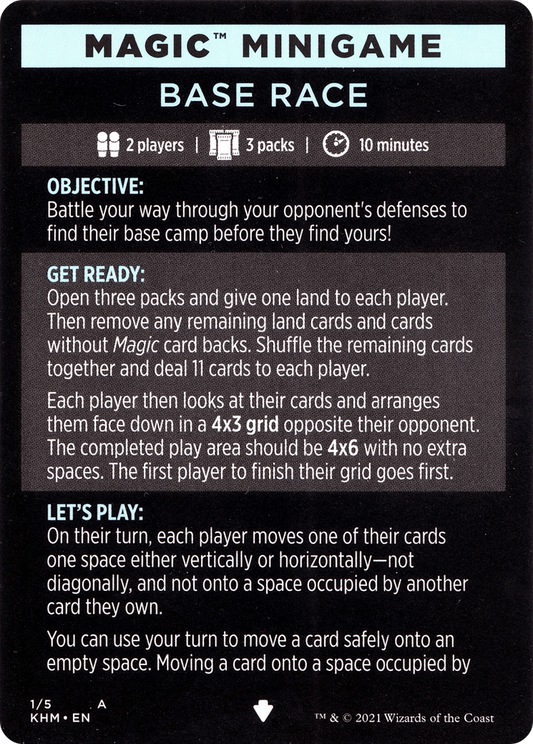 Base Race // Base Race (cont'd) (MKHM-001) - Kaldheim Minigames