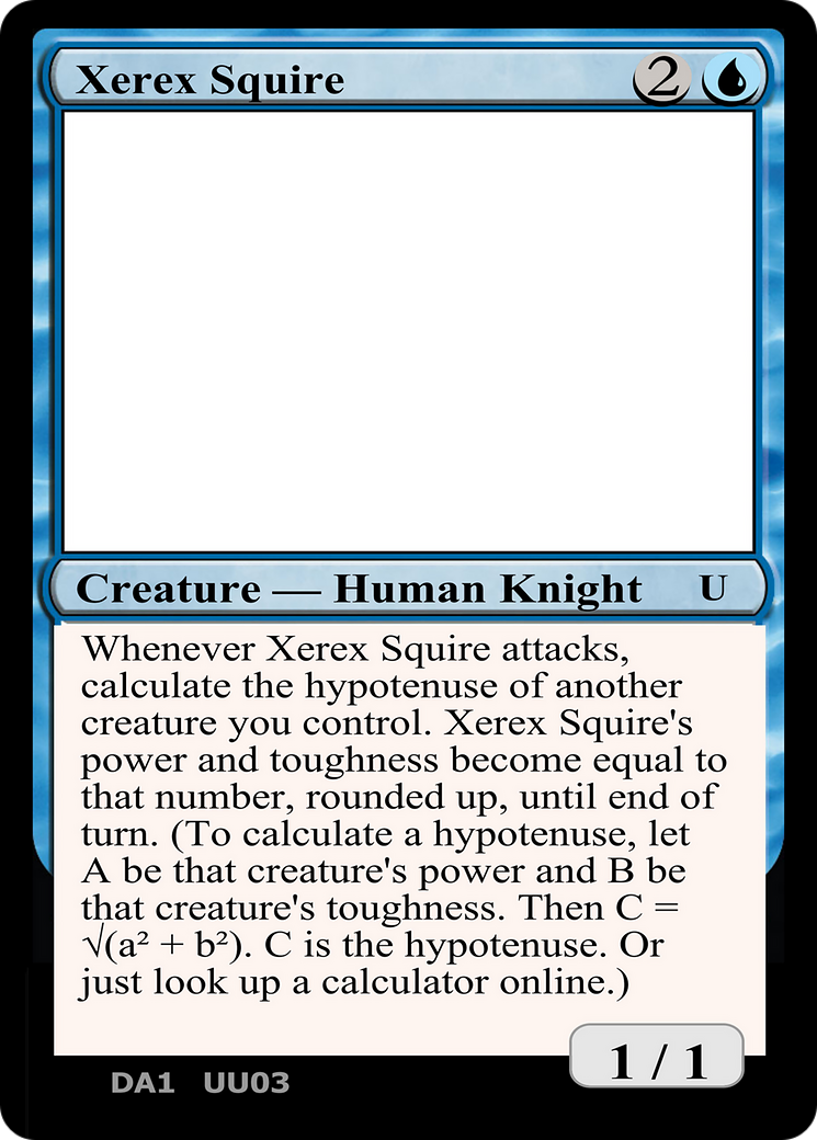 Xerex Squire [Unknown Event]
