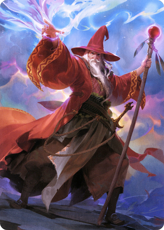 Elminster // Elminster (ACLB-036) - Battle for Baldur's Gate Art Series (Borderless)
