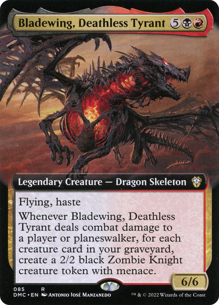 Bladewing, Deathless Tyrant (Extended Art) [Dominaria United Commander]