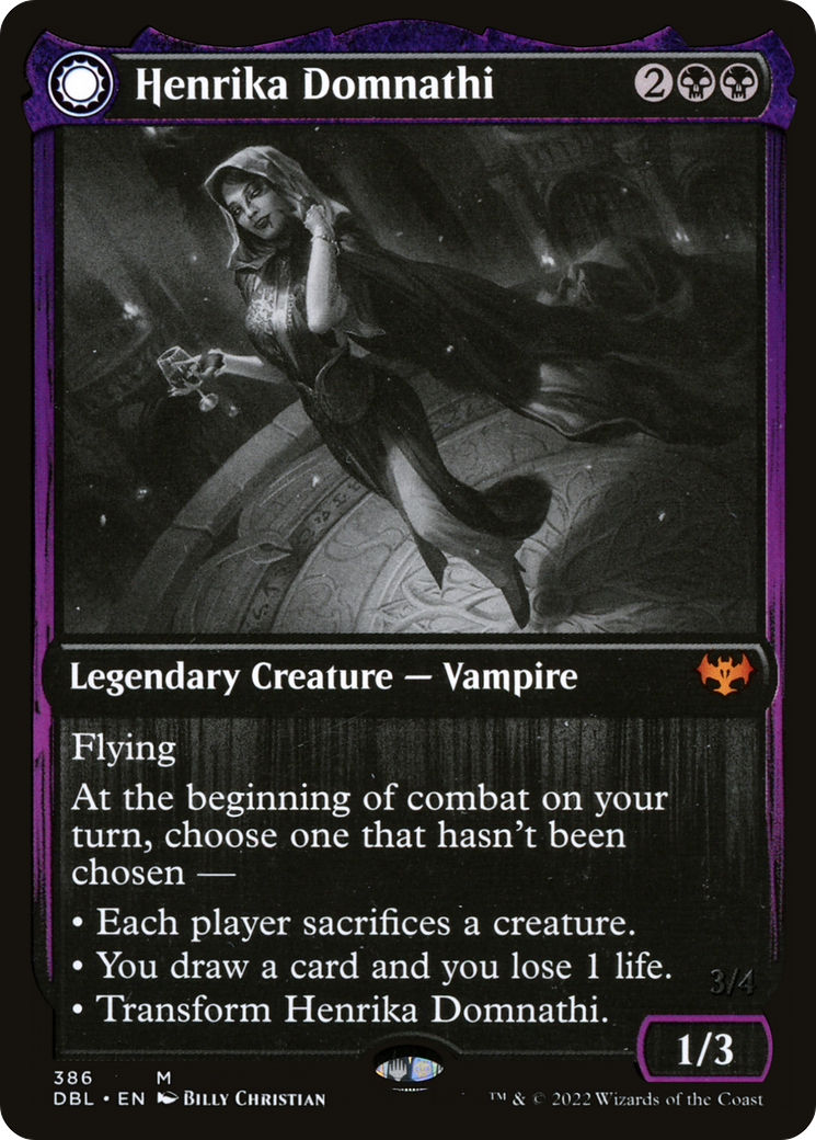 Henrika Domnathi // Henrika, Infernal Seer [Innistrad: Double Feature]
