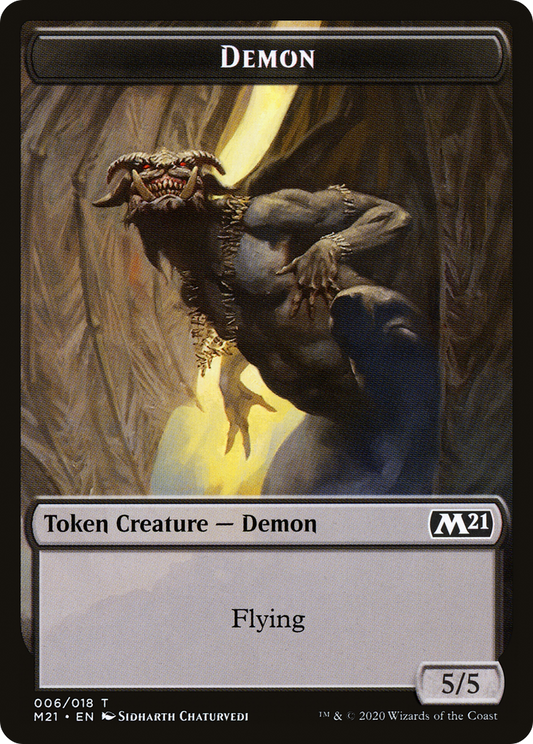 Demon (TM21-006) - Core Set 2021 Tokens Foil
