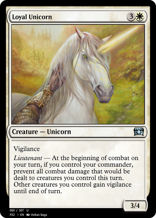 Loyal Unicorn (PZ2-70729) - Treasure Chest Foil