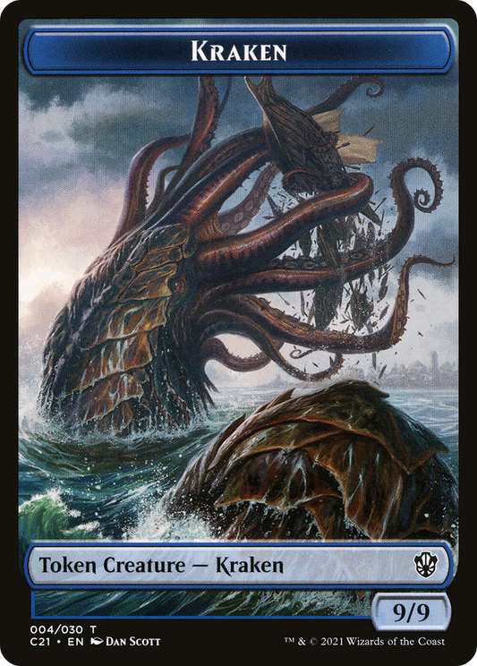 Kraken (TC21-004) - Commander 2021 Tokens