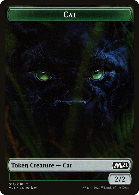 Cat (TM21-011) - Core Set 2021 Tokens Foil