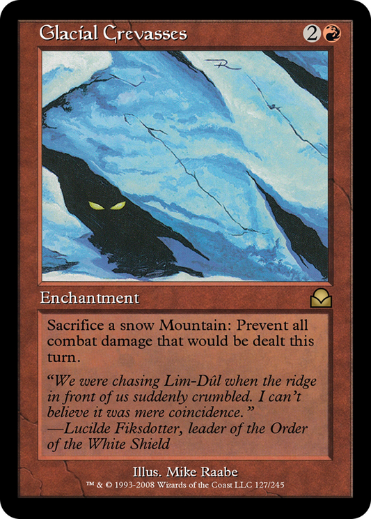 Glacial Crevasses (ME2-127) - Masters Edition II Foil
