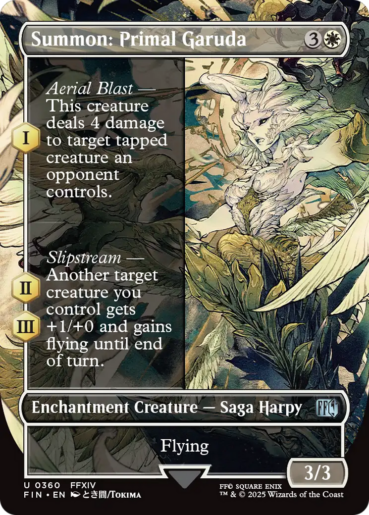 Summon: Primal Garuda (Borderless) [FINAL FANTASY]