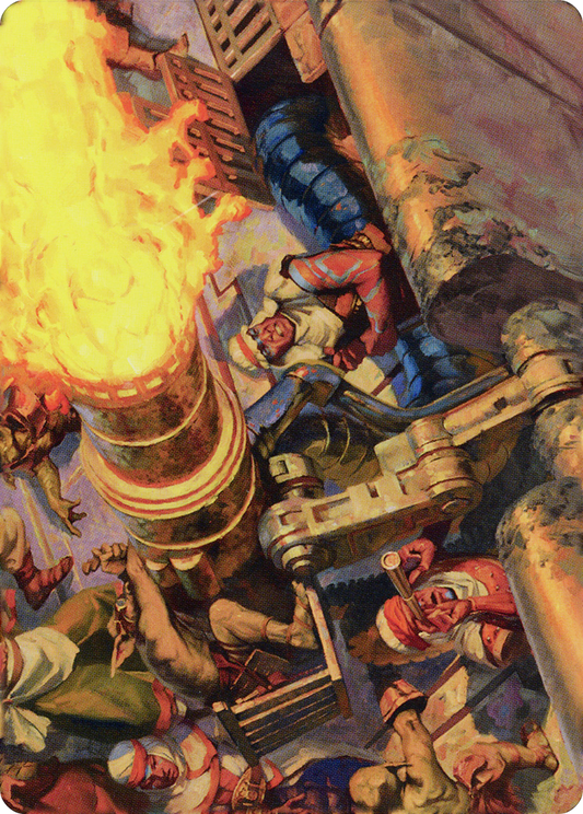 Mana Cannons // Mana Cannons (ADMU-036) - Dominaria United Art Series (Borderless)