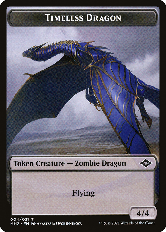Timeless Dragon (TMH2-004) - Modern Horizons 2 Tokens Foil
