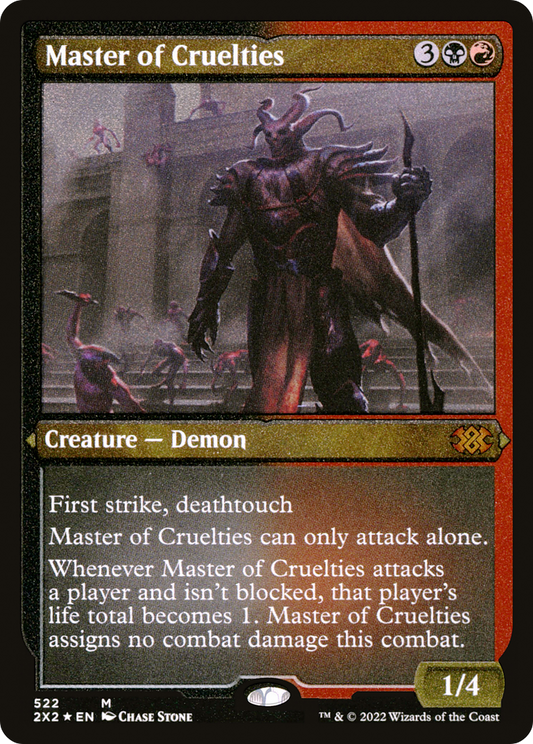 Master of Cruelties (Foil Etched) [Double Masters 2022]