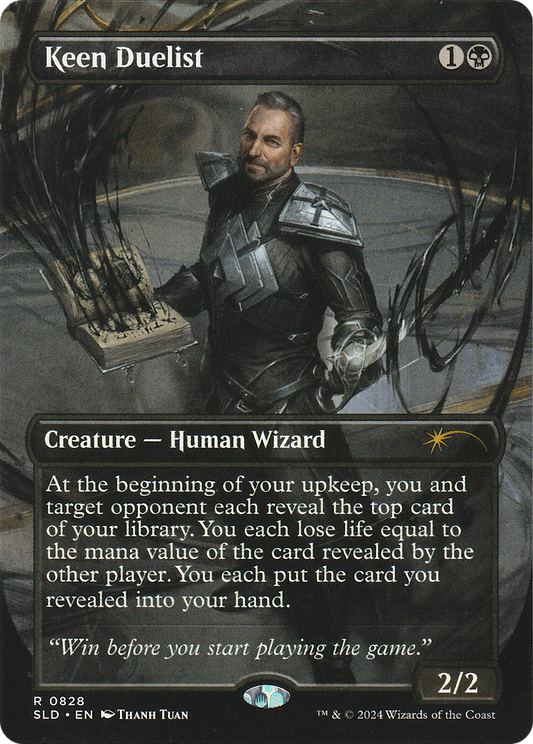 Keen Duelist (SLD-828) - Secret Lair Drop (Borderless)