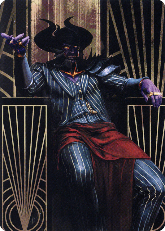 Ob Nixilis, the Adversary // Ob Nixilis, the Adversary (ASNC-071) - New Capenna Art Series (Borderless)
