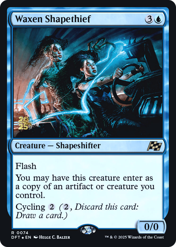 Waxen Shapethief [Aetherdrift Prerelease Promos]