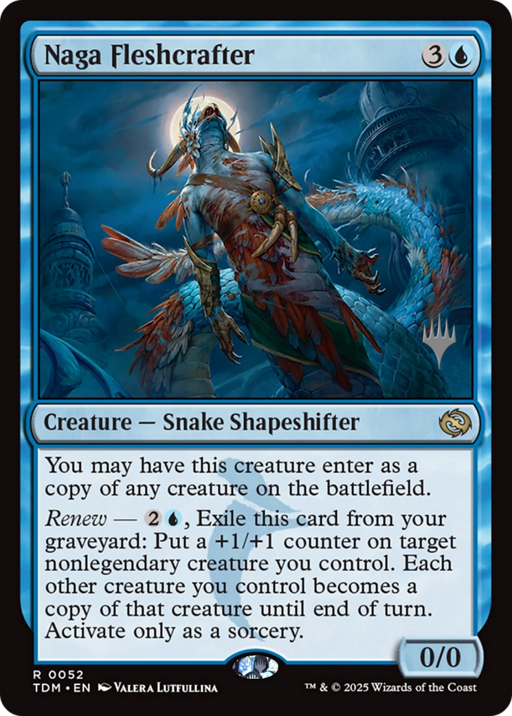 Naga Fleshcrafter [Tarkir: Dragonstorm Promos]