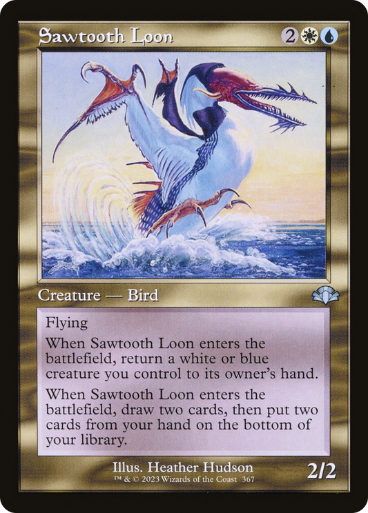 Sawtooth Loon (Retro Frame) (DMR-367) - Dominaria Remastered