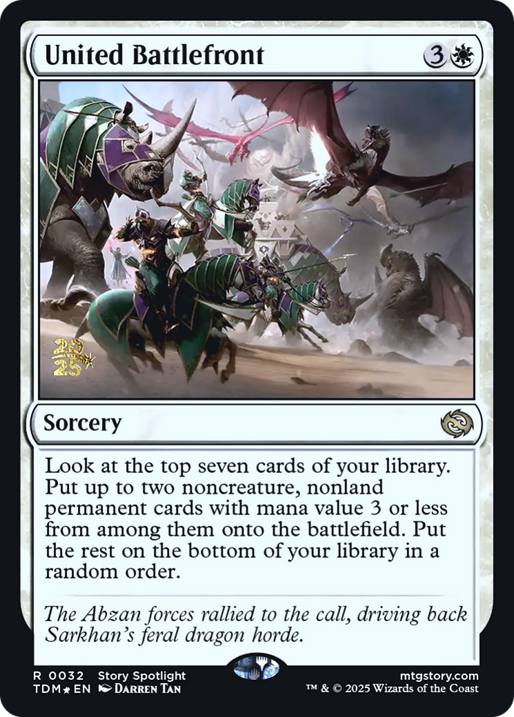 United Battlefront [Tarkir: Dragonstorm Prerelease Promos]