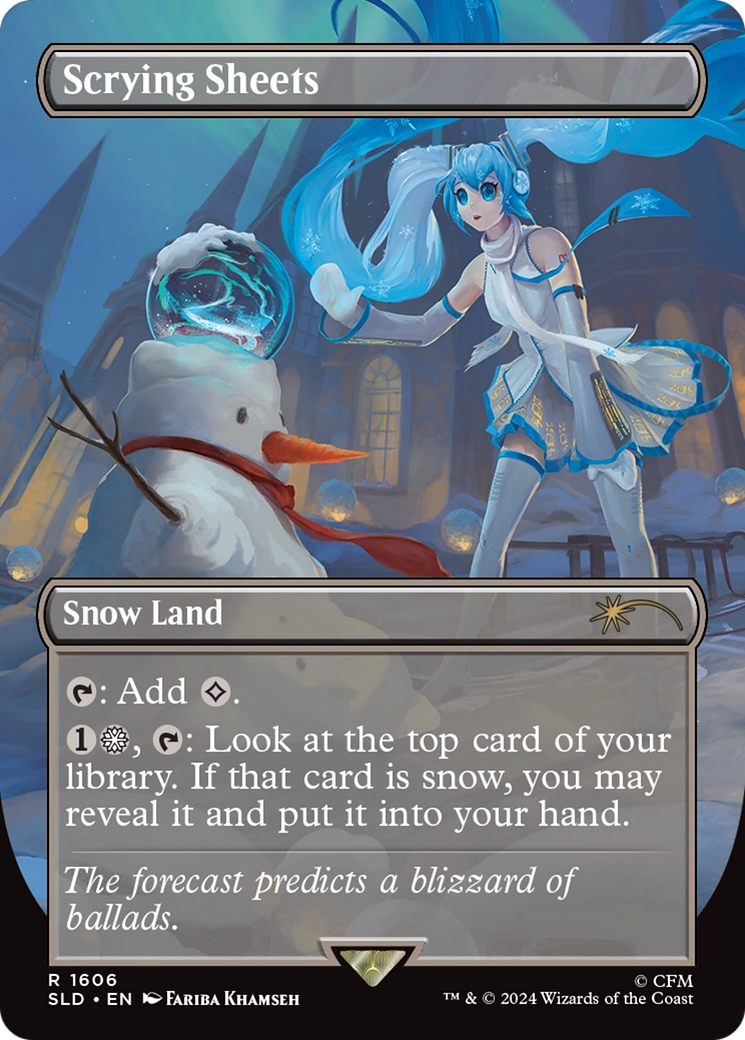 Scrying Sheets (Japanese) [Secret Lair Drop Series]