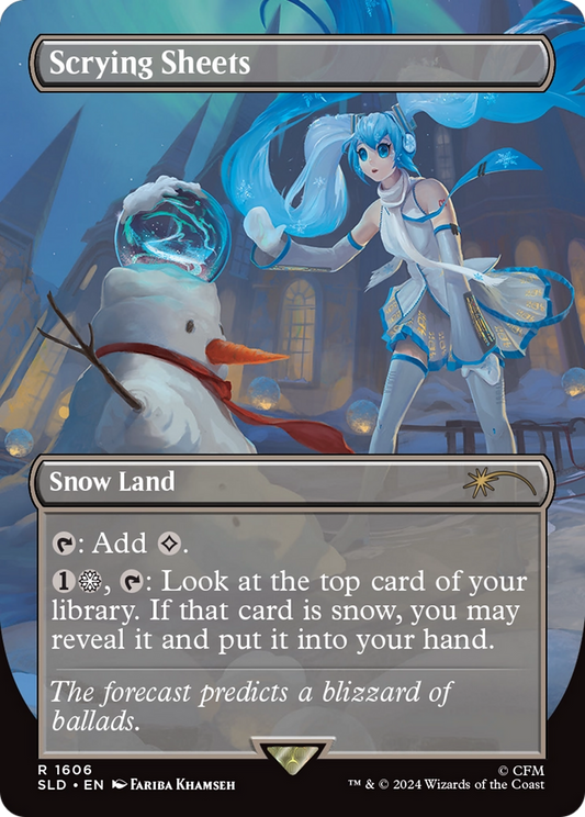 Scrying Sheets (Japanese) [Secret Lair Drop Series]