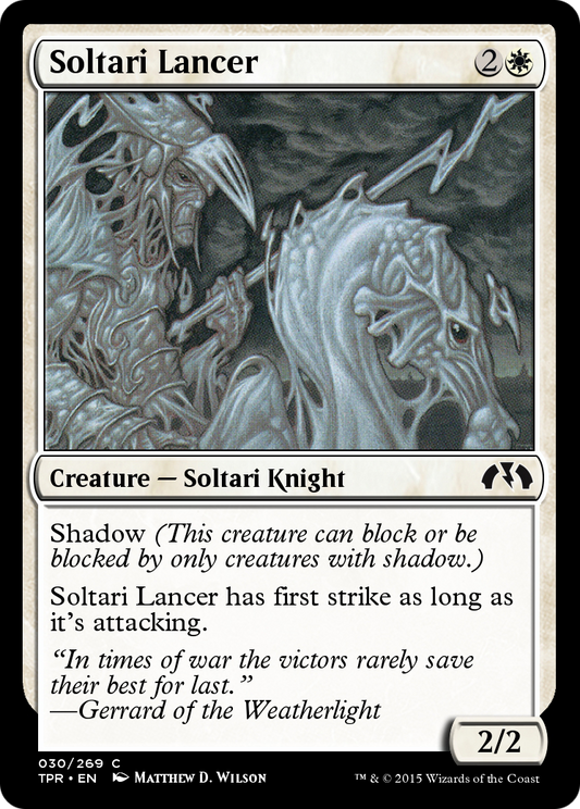 Soltari Lancer (TPR-030) - Tempest Remastered Foil