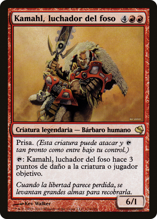 Kamahl, Pit Fighter (PS11-114) - Salvat 2011