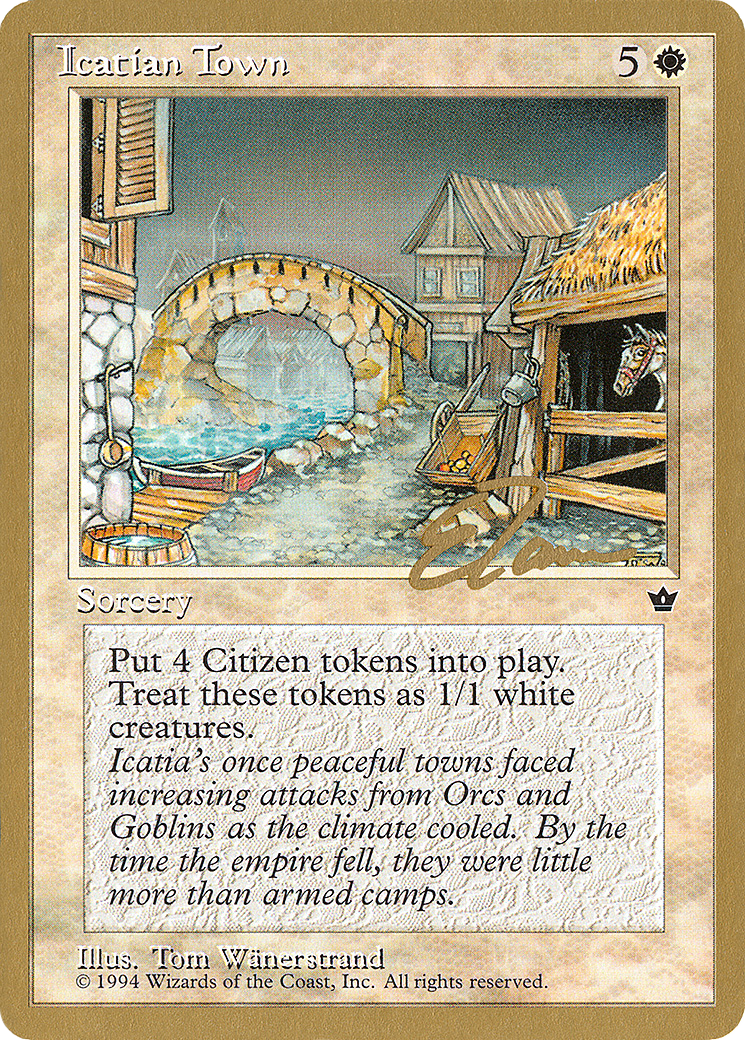 Icatian Town (Eric Tam) [Pro Tour Collector Set]