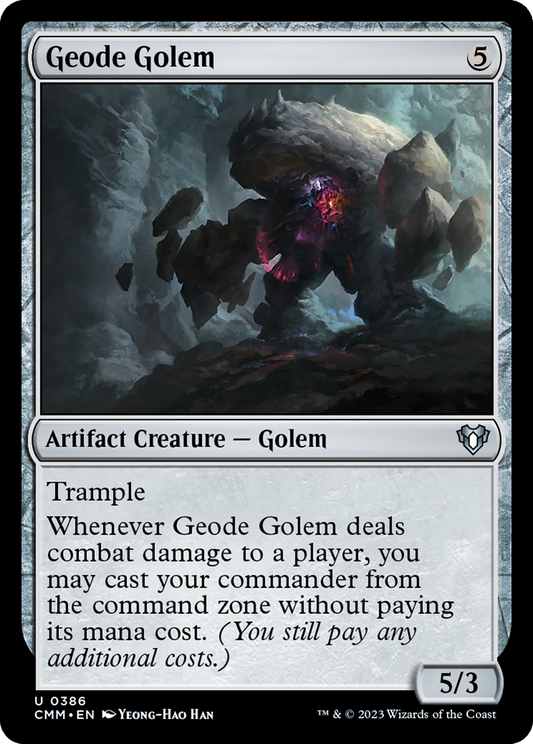 Geode Golem (CMM-386) - Commander Masters Foil