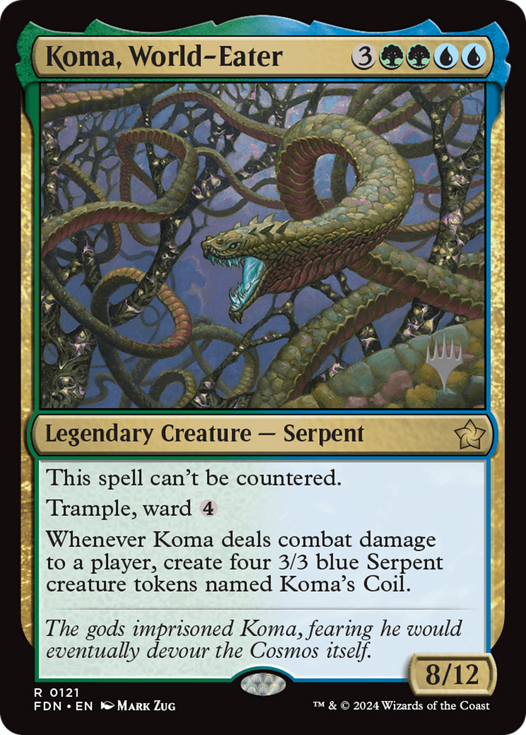 Koma, World-Eater (Promo Pack) [Aetherdrift Promos]