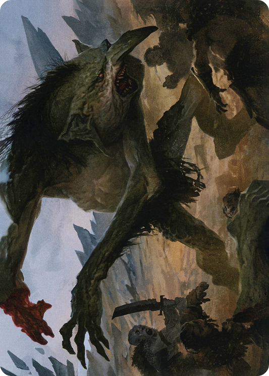 Loathsome Troll // Troll (AAFR-021) - Adventures in the Forgotten Realms Art Series (Borderless)