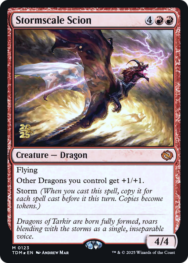 Stormscale Scion [Tarkir: Dragonstorm Prerelease Promos]