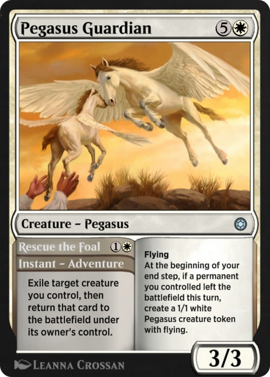 Pegasus Guardian // Rescue the Foal (HBG-097) - Alchemy Horizons: Baldur's Gate