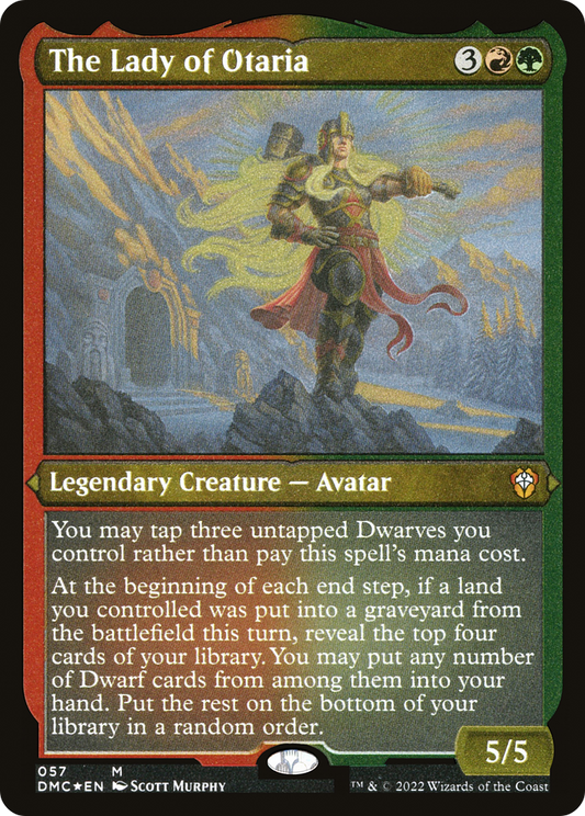The Lady of Otaria (Foil Etched) [Dominaria United Commander]