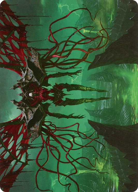 Archfiend of the Dross // Archfiend of the Dross (AONE-018) - Phyrexia: All Will Be One Art Series (Borderless) Foil