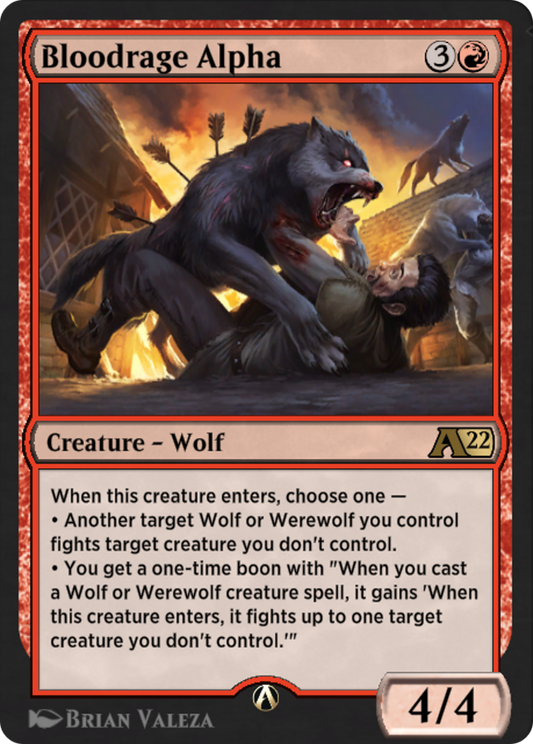Bloodrage Alpha (Y22-036) - Alchemy: Innistrad