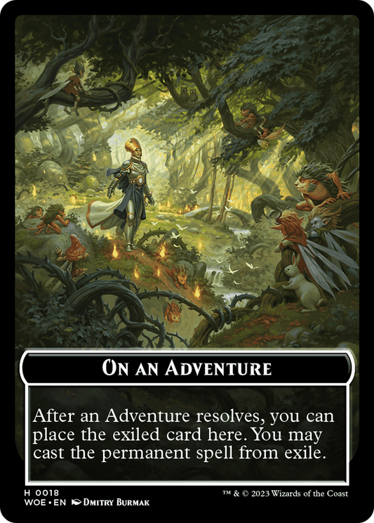 On an Adventure (TWOE-018) - Wilds of Eldraine Tokens Foil