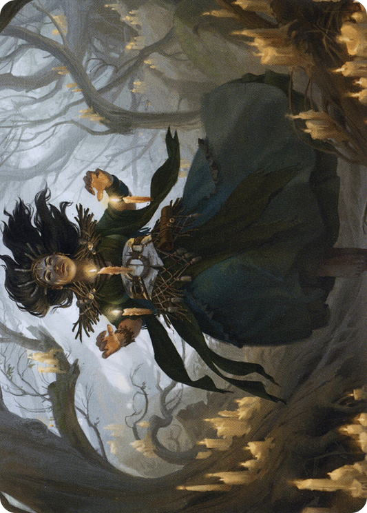 Candlegrove Witch // Candlegrove Witch (AMID-015) - Midnight Hunt Art Series (Borderless) Foil
