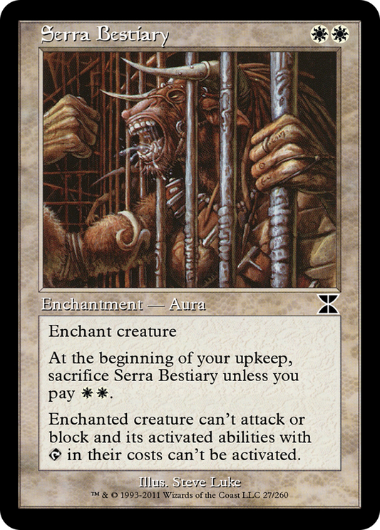 Serra Bestiary (ME4-027) - Masters Edition IV Foil