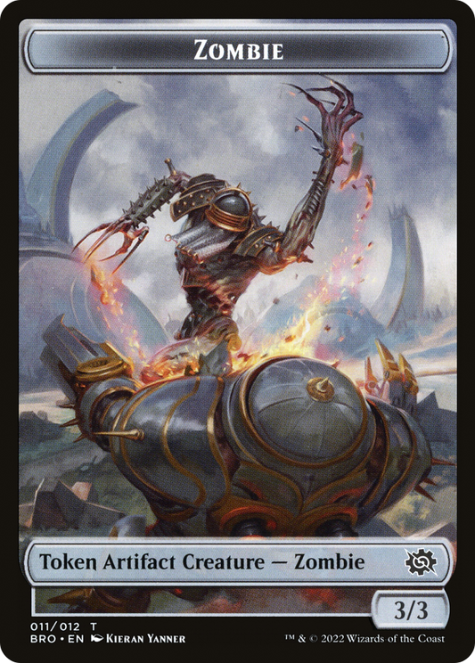 Zombie (TBRO-011) - The Brothers' War Tokens