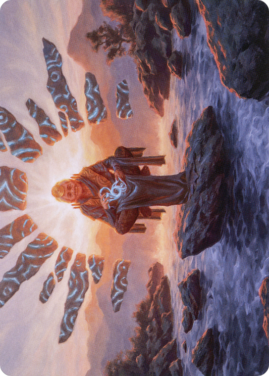 Jadzi, Oracle of Arcavios // Jadzi, Oracle of Arcavios (ASTX-028) - Strixhaven Art Series (Borderless)